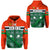 Penama Province Zip Hoodie Vanuatu Pattern Unique Style LT8 Unisex Green - Polynesian Pride